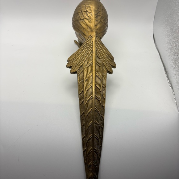 Large Solid Brass Pheasant Sculpture 16 inch - Picture 8 of 8